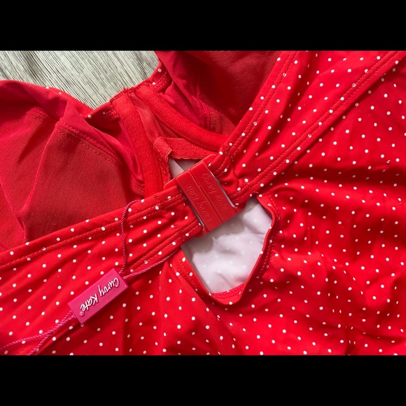 NWT Underwire Tankini Top 32F Flattering Fit - Picture 7 of 11